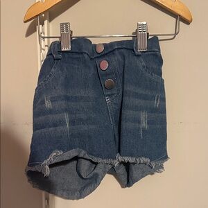 SHEIN Blue Denim Kids Shorts